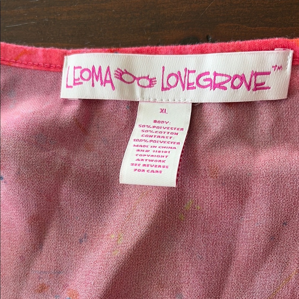 Leoma Lovegrove Women's Pink Floral Print Tunic Top - Picture 10 of 15